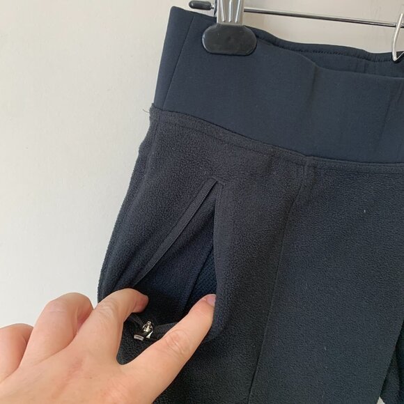 COLUMBIA Black Fleece Pants Outdoors Winter Gorpcore Women's Size Small - Picture 3 of 10